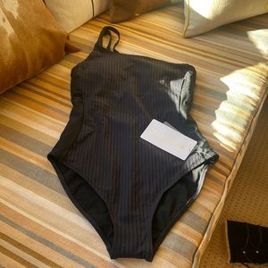 Athleta Rib Asym one piece